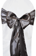 Pewter table runners and sash color options